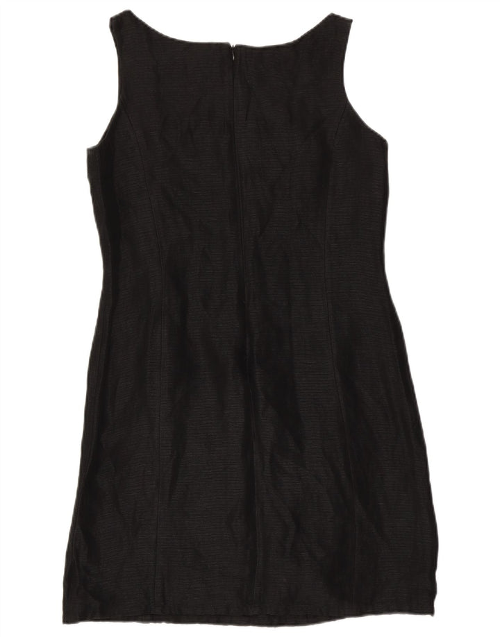 Μπαλόνι Γυναικείο Αμάνικο Φόρεμα IT 40 Small Black Silk
