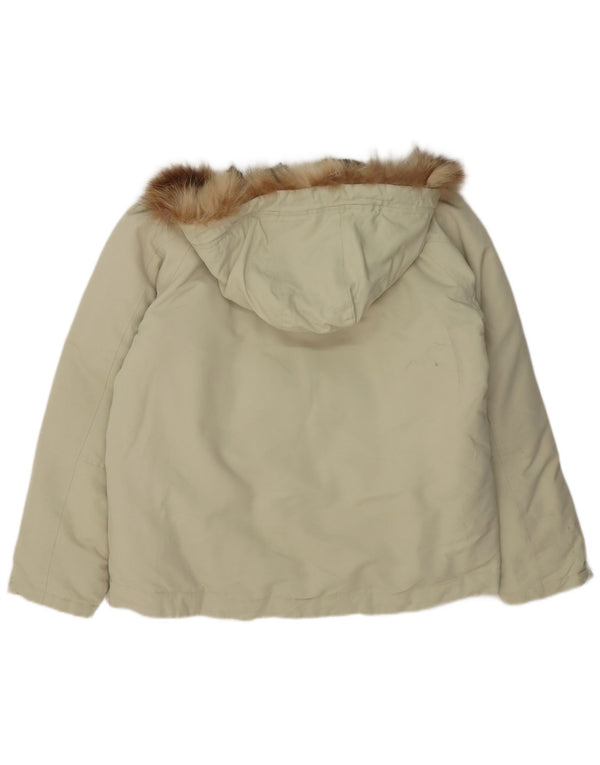 Woolrich Γυναικείο μπουφάν με κουκούλα UK 18 XL πράσινο νάιλον