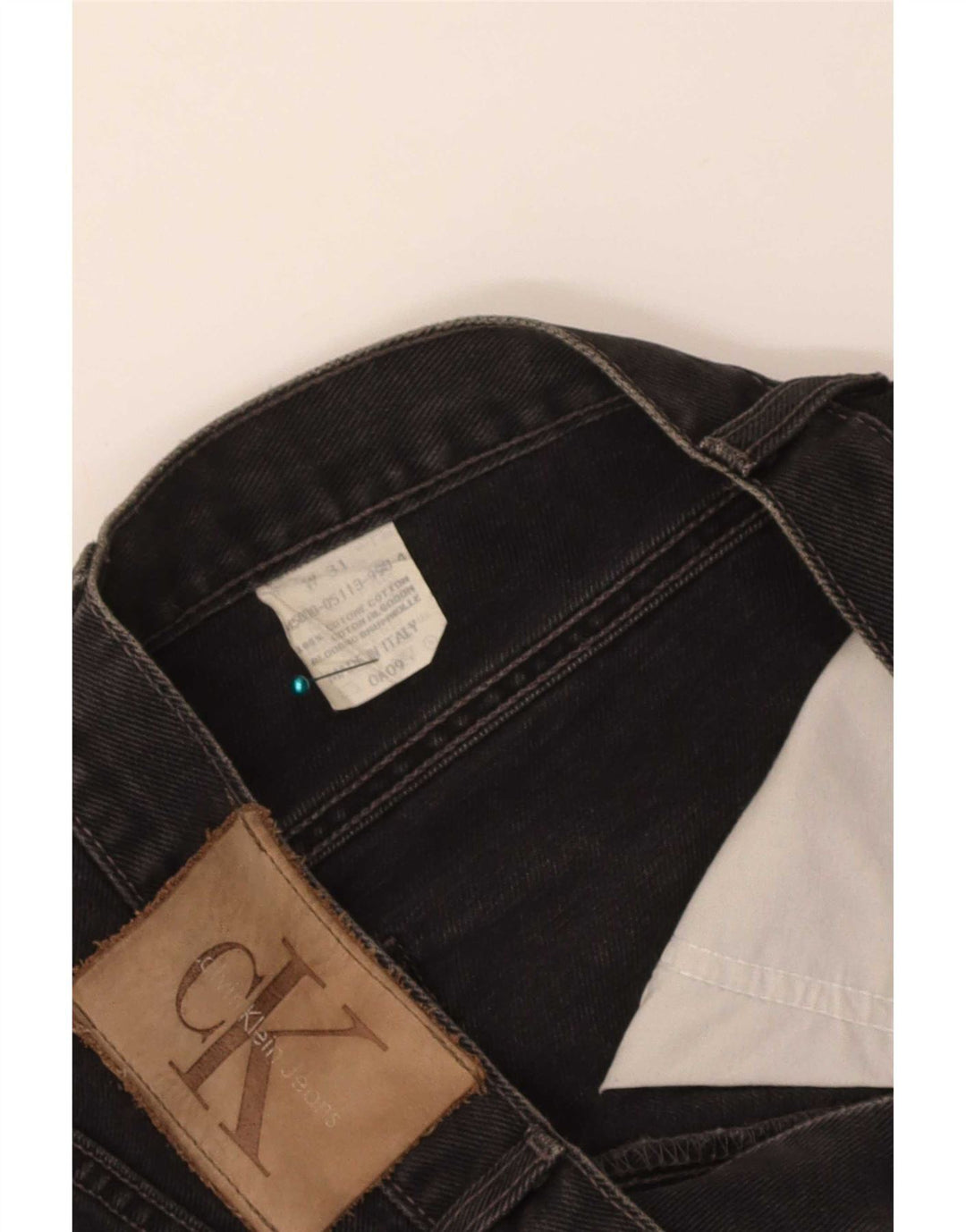 Ανδρικό τζιν ίσιο Calvin Klein W31 L33 Μαύρο βαμβακερό