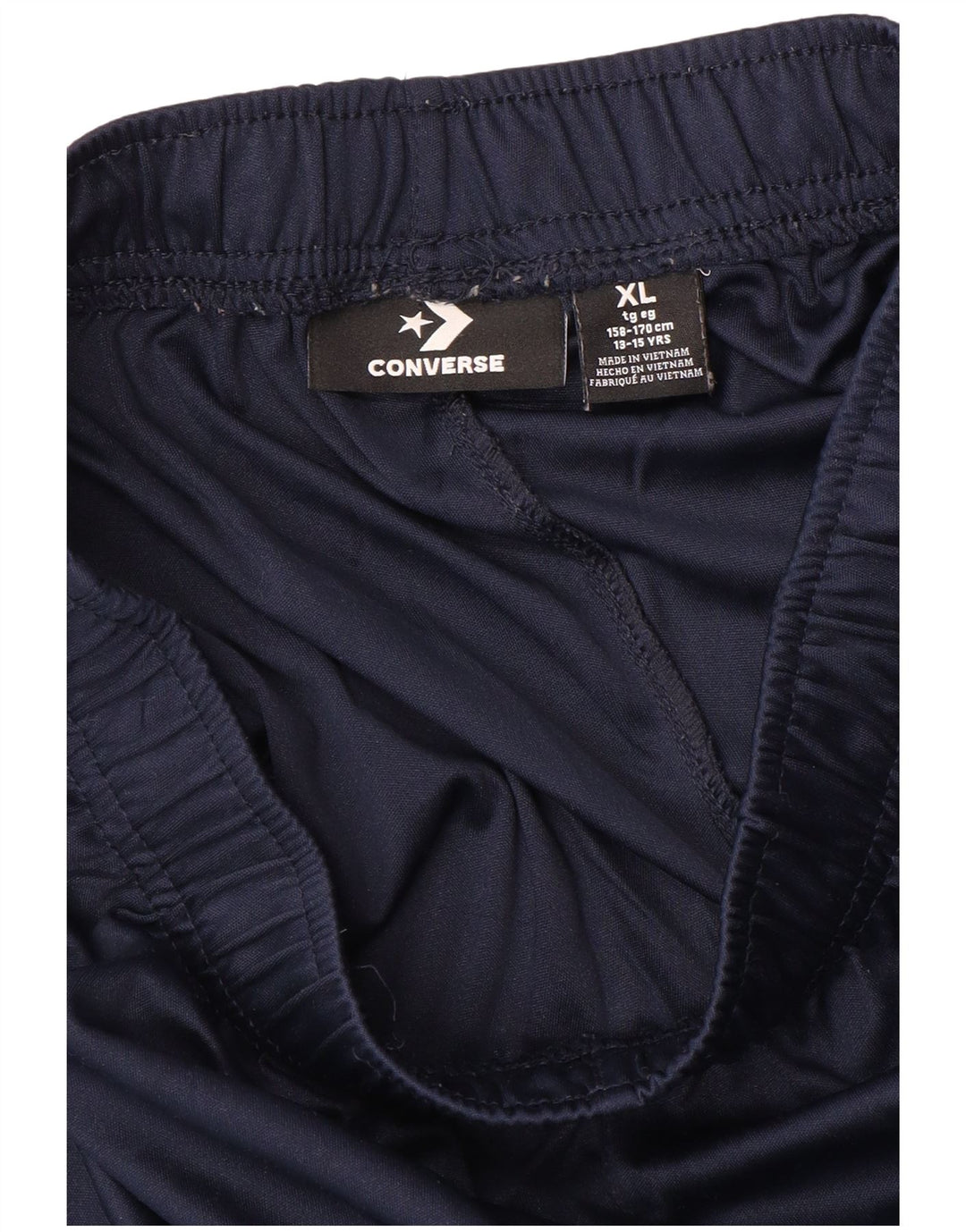 Γραφικό αθλητικό σορτς CONVERSE για αγόρια 13-14 ετών XL Navy Blue Polyester