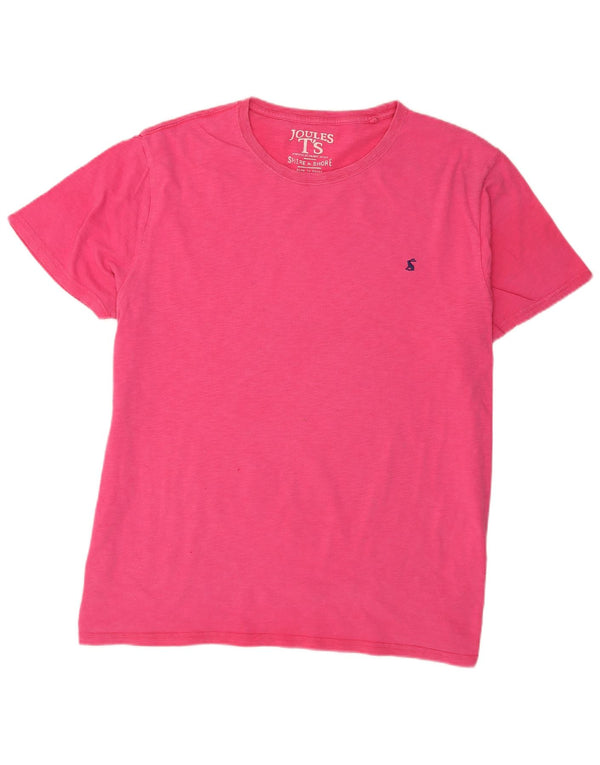 Joules Ανδρικό T-Shirt Top 2XL Ροζ Βαμβακερό