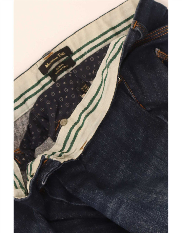 Massimo Dutti Γυναικείο Slim Jeans W30 L31 Navy Blue