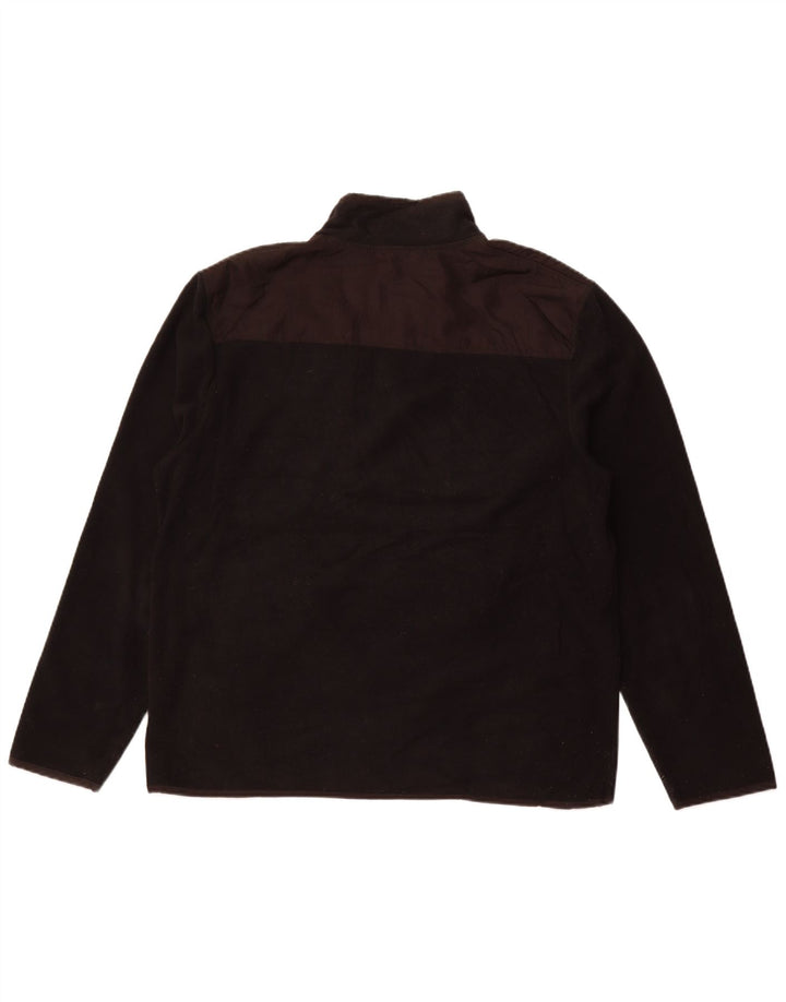 Calvin Klein Ανδρικό Fleece Jacket UK 42 XL Μαύρο Πολυεστέρας
