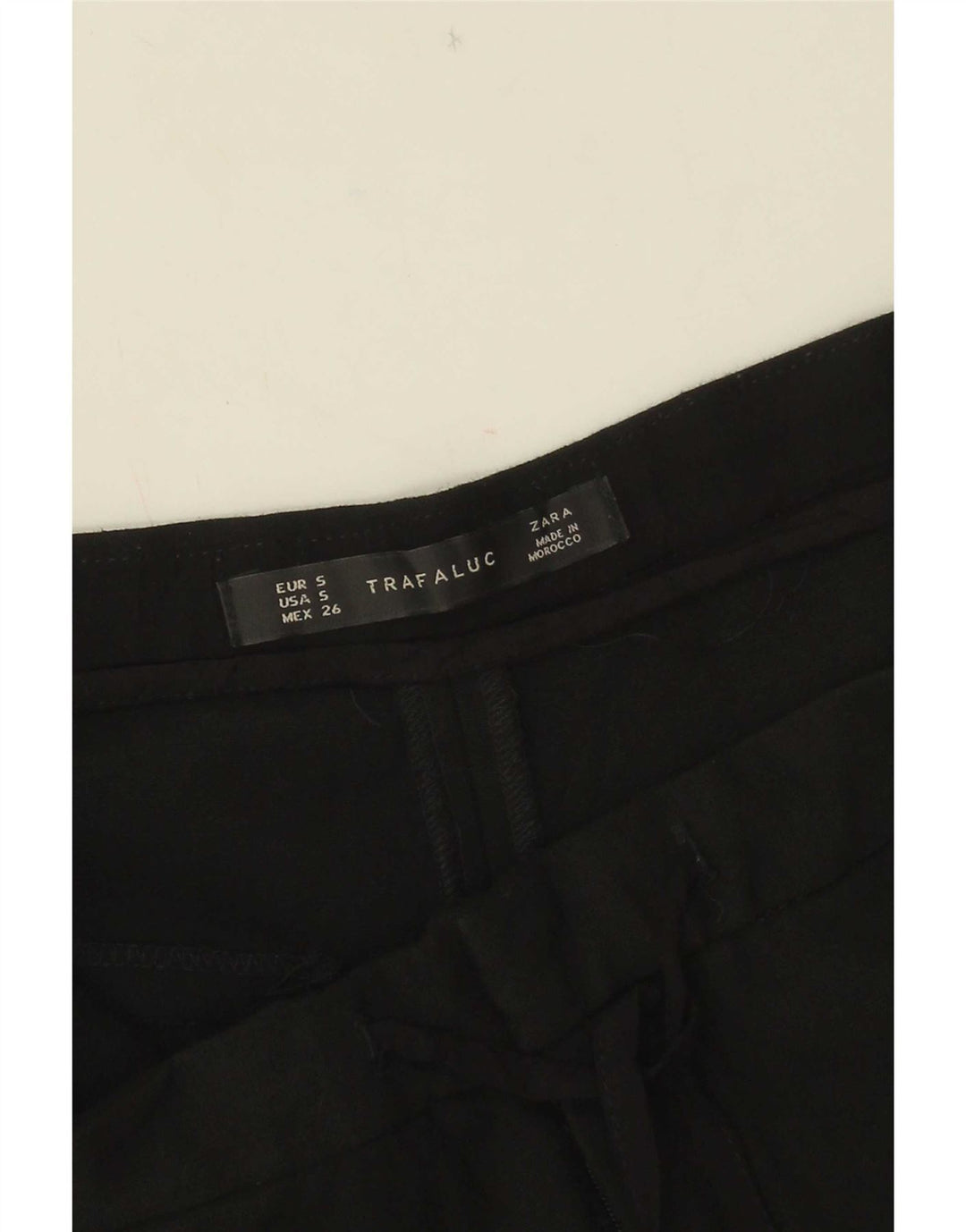 Zara Γυναικείο Hot Παντελόνι Small W26 Μαύρο