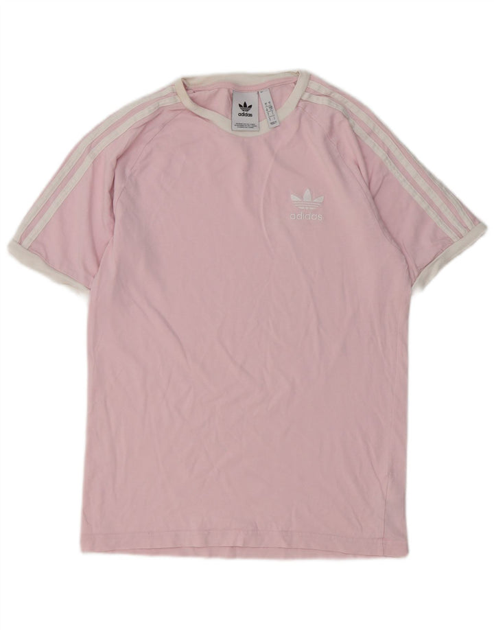 Ανδρικό T-Shirt Adidas Top Μικρό ροζ βαμβακερό