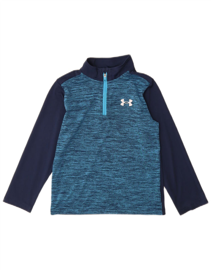Under Armour Boys πουλόβερ αθλητική φόρμα 5-6 ετών Navy Blue Colourblock