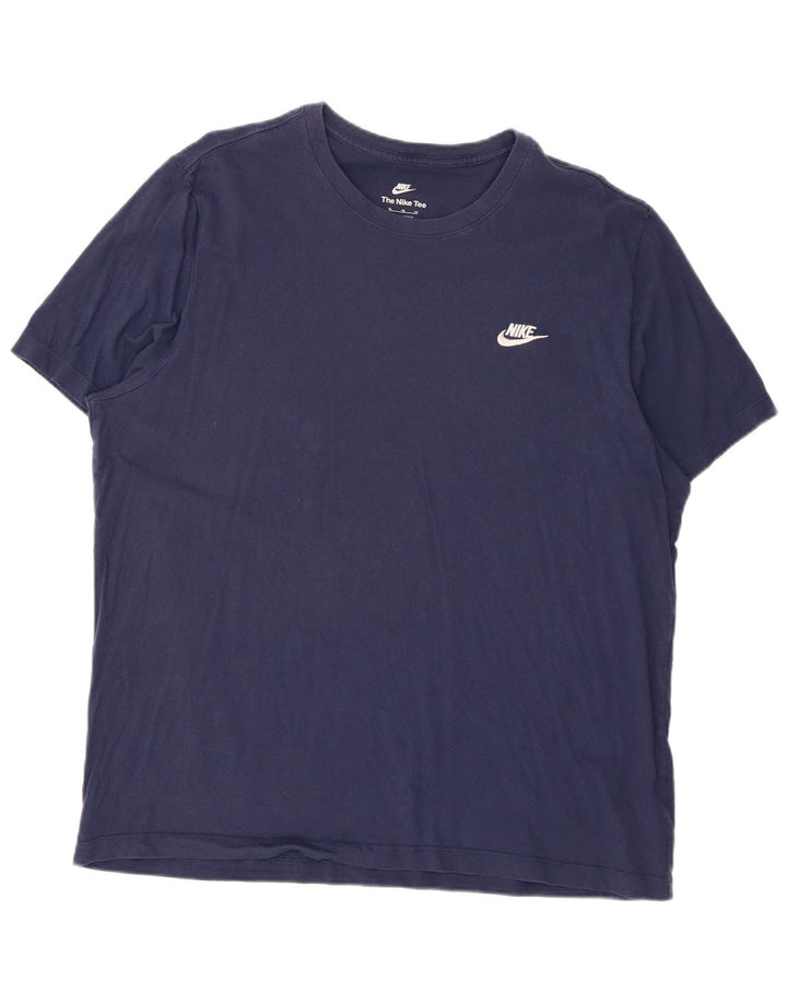 Ανδρικό T-Shirt Nike Top XL Navy Blue Cotton