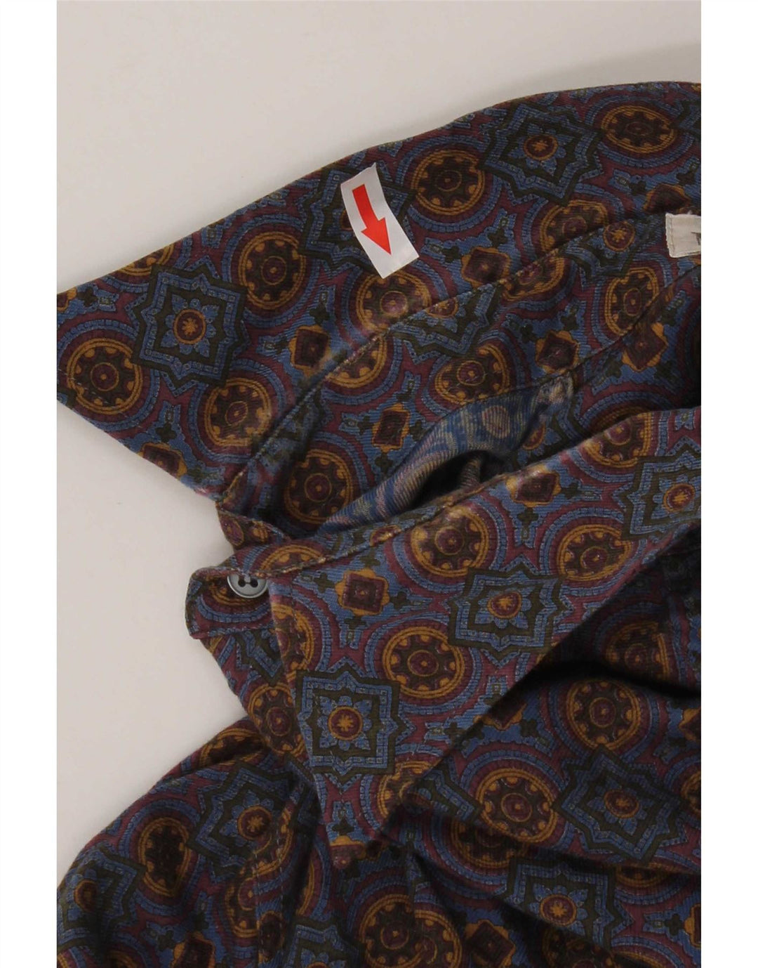 Ανδρικό πουκάμισο NANI BON Μέγεθος 40 Medium Blue Ikat