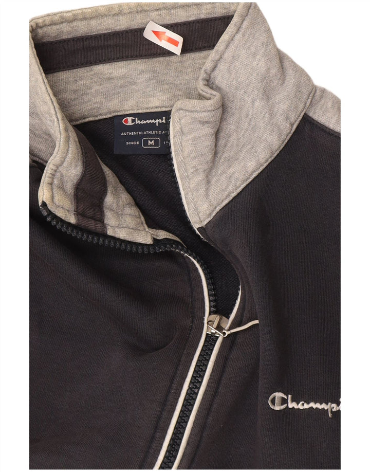 Champion Γυναικεία Φόρμα Top Jacket UK 14 Medium Navy Blue Colourblock