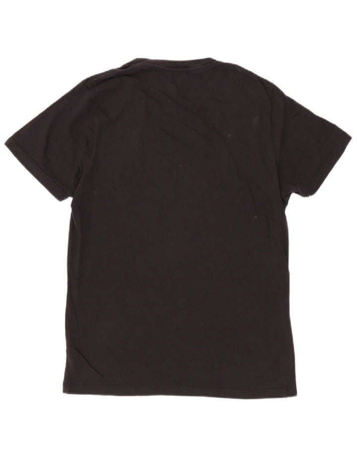 Jack & Jones Ανδρικό γραφικό T-Shirt Top Μεσαίο μαύρο βαμβακερό
