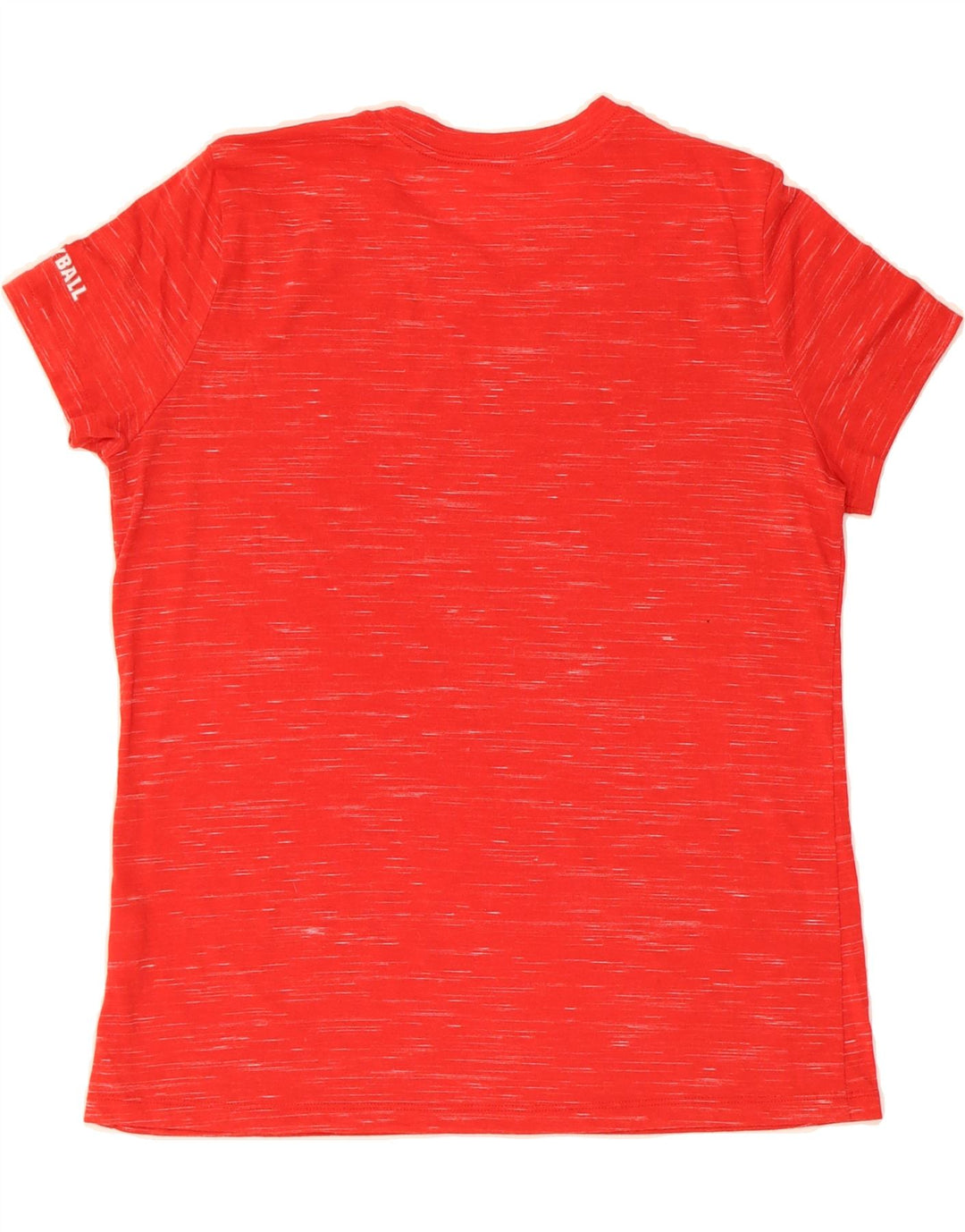 NIKE Womens Dri Fit T-Shirt Top UK 16 Large Red Flecked Polyester Vintage Nike and Second-Hand Nike from Messina Hembry 