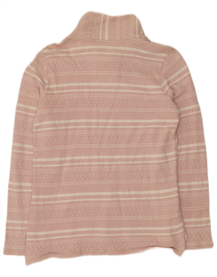 FAT FACE Γυναικείο φούτερ μεγάλου μεγέθους Jumper UK 8 Μικρό Ροζ Ριγέ