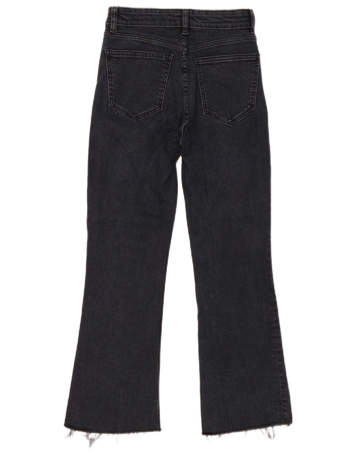 Zara Γυναικείο Τζιν μποτάκι EU 34 2XS W24 L25 Navy Blue