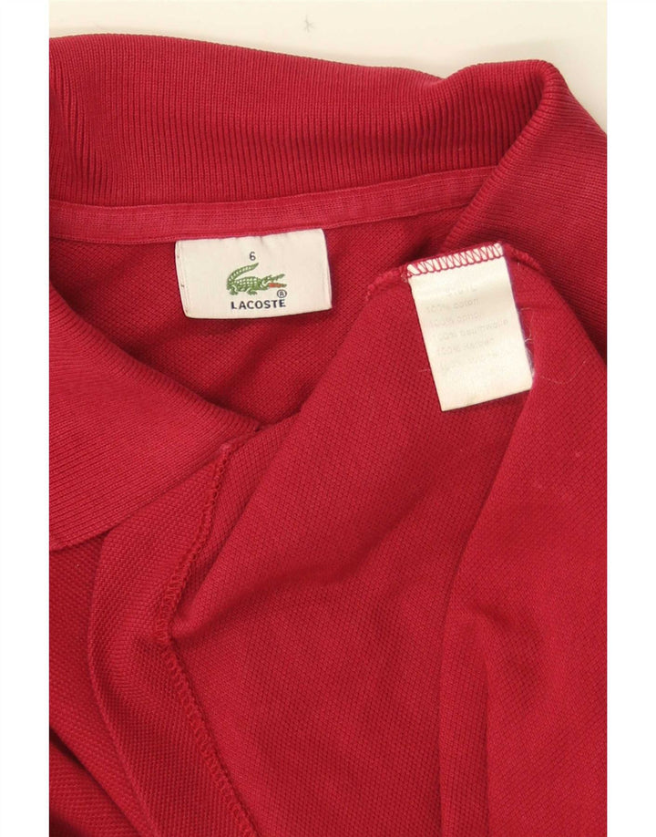 Ανδρικό πουκάμισο πόλο Lacoste 6 XL Κόκκινο βαμβακερό