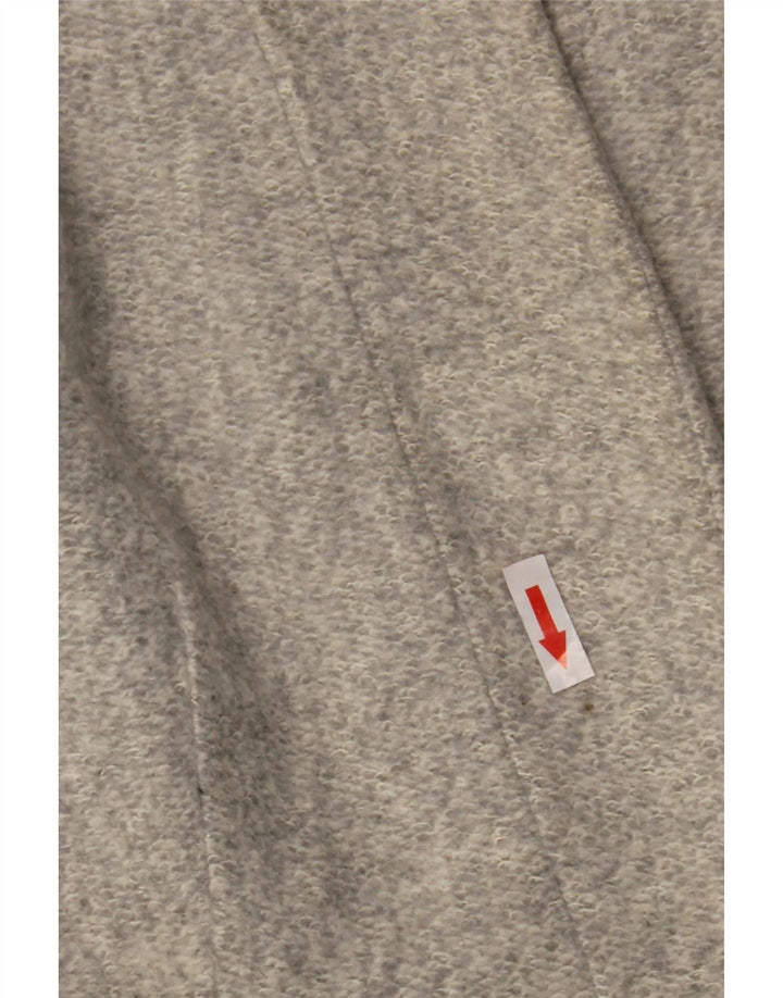 Zara Γυναικείο Παλτό UK 14 Large Grey Polyester