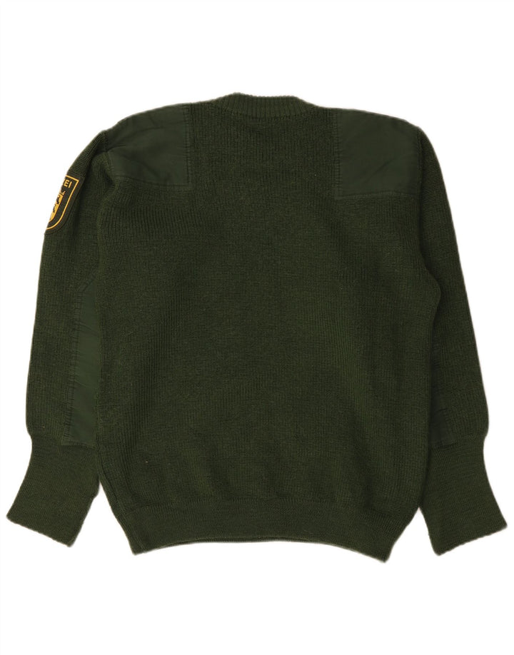 Ανδρικό πουλόβερ Vintage Graphic Crew Neck Jumper IT 50 Medium Green