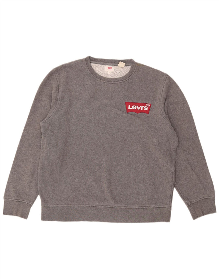 Ανδρικό γραφικό φούτερ Levi's Jumper XL Γκρι βαμβακερό