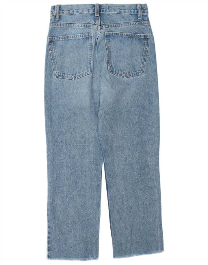 ZARA Γυναικείο ψηλόμεσο τζιν EU 36 XS W26 L26 Μπλε βαμβακερό