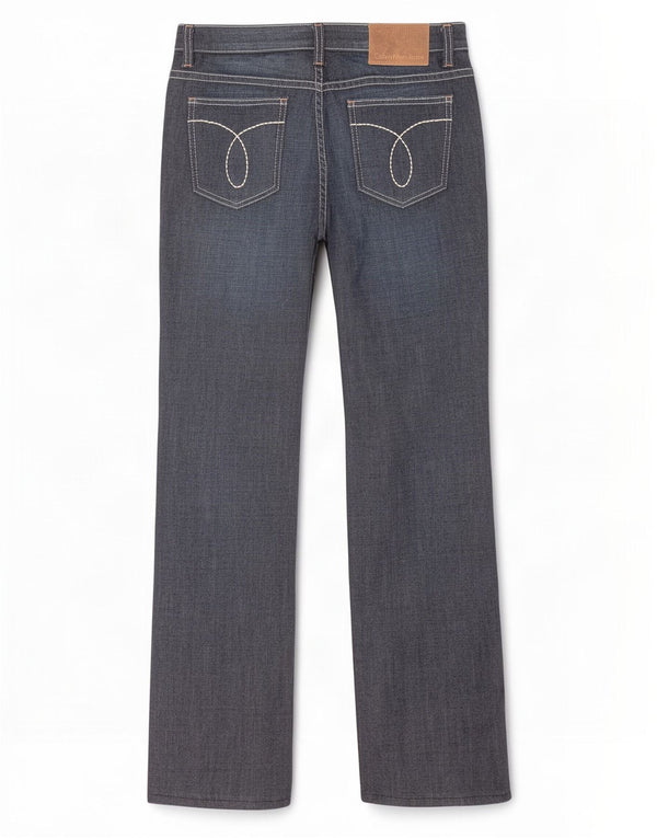 Γυναικείο τζιν ίσιο Calvin Klein W28 L31 Navy Blue Cotton