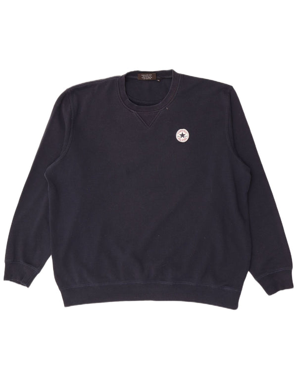 Ανδρική φούτερ Converse Chuck Taylor Jumper XL Navy Blue Cotton