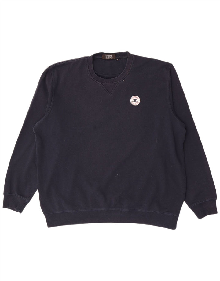 Ανδρική φούτερ Converse Chuck Taylor Jumper XL Navy Blue Cotton