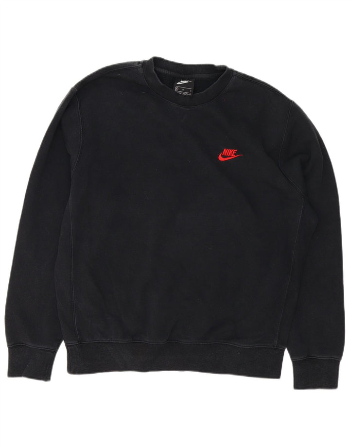 Ανδρικό φούτερ Nike Jumper, μεσαίο μαύρο βαμβακερό