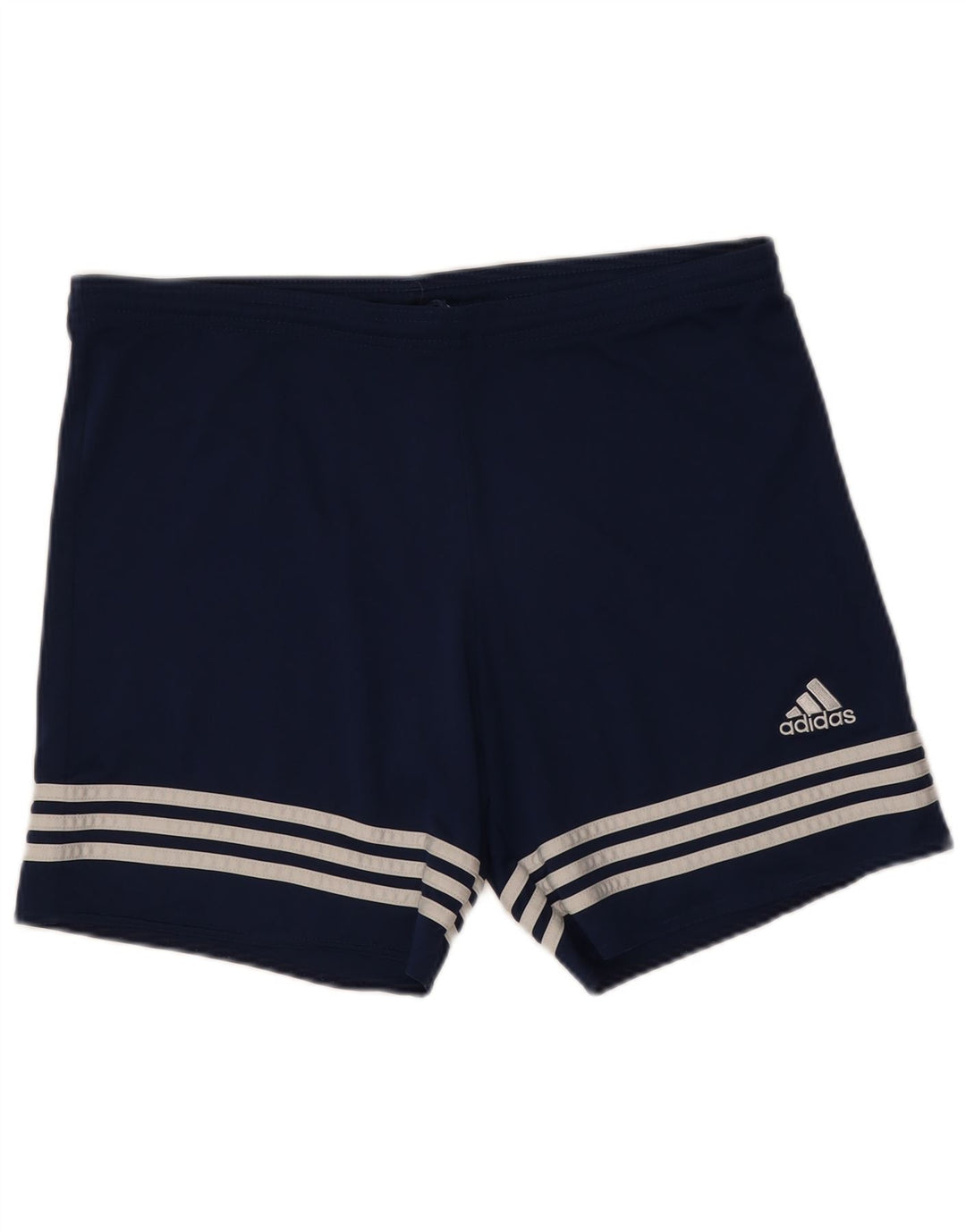 Ανδρικό αθλητικό σορτς Adidas Climalite από μεσαίο μπλε ναυτικό πολυεστέρα