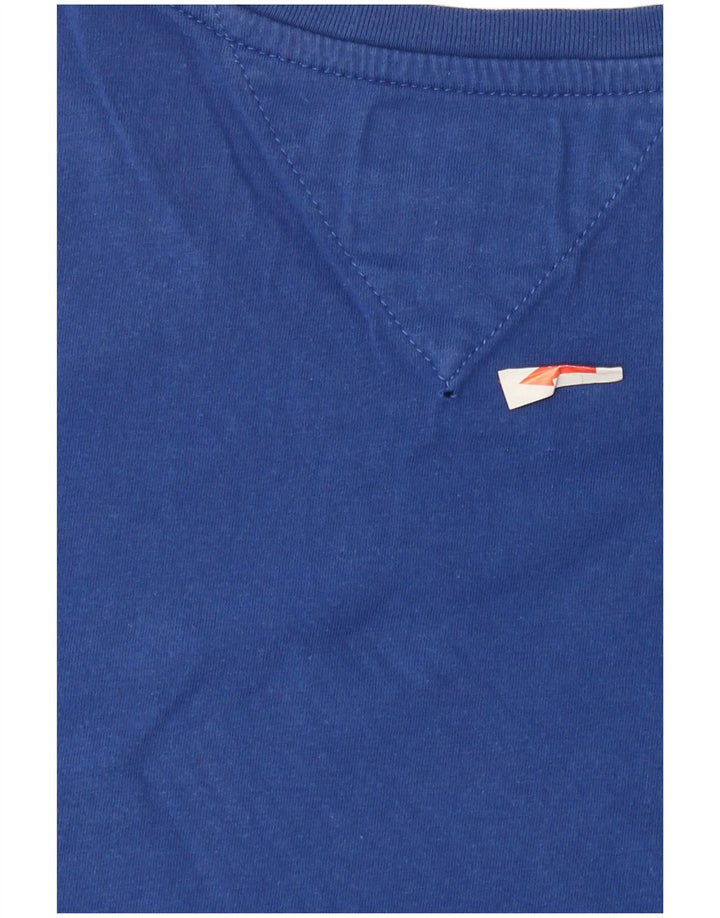 Ανδρικό T-Shirt Tommy Hilfiger Top από μεσαίο μπλε βαμβακερό