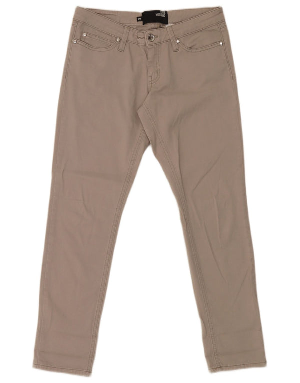 Γυναικείο Skinny Jeans Moschino W32 L29 Γκρι βαμβακερό
