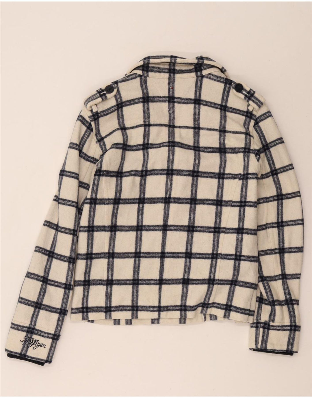 Tommy Hilfiger Girls Pea Coat 15-16 ετών Λευκός πολυεστέρας
