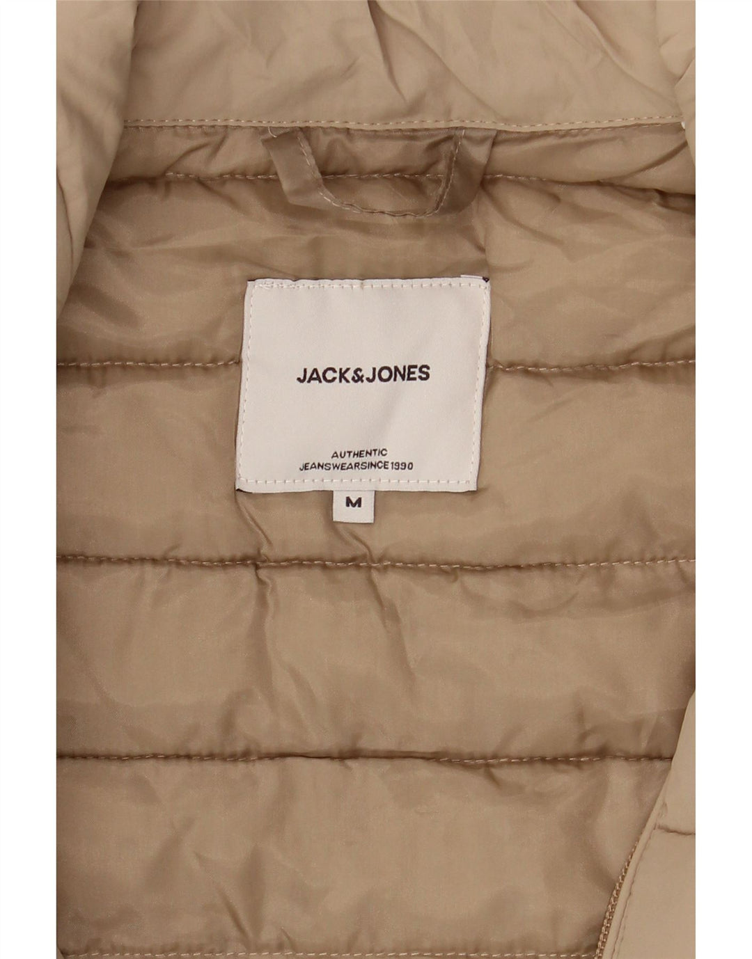 Jack & Jones Ανδρικό μπουφάν με επένδυση UK 38 Medium Beige