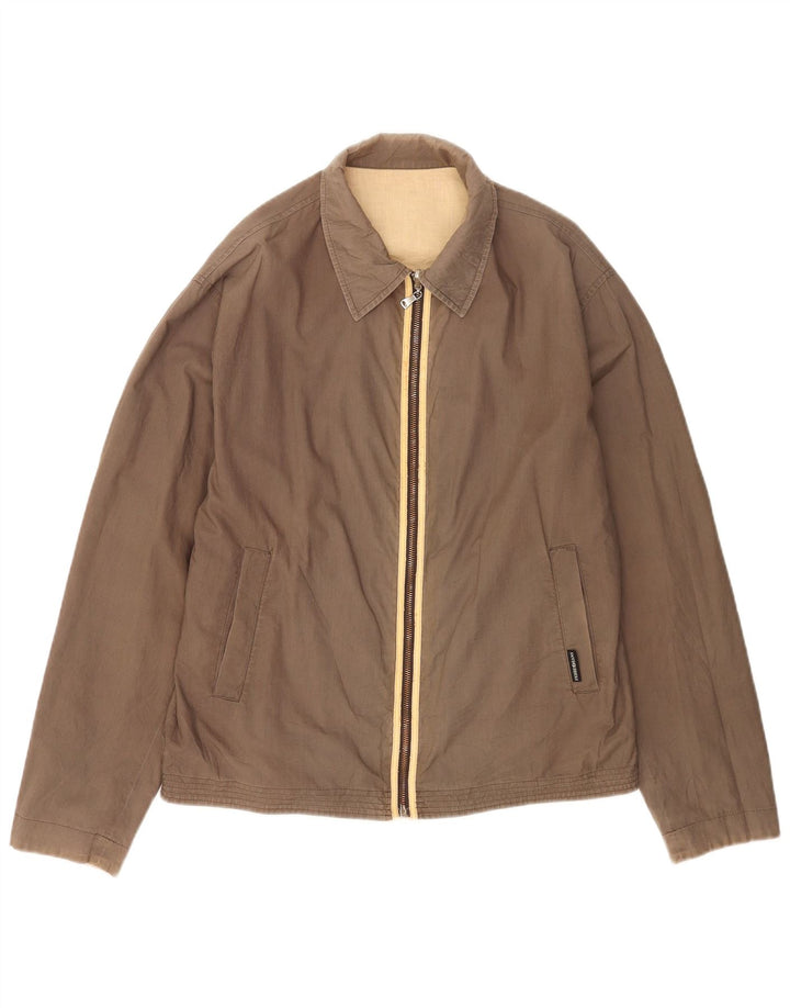 Ανδρικό μπουφάν Ferre Reversible UK 38 Medium Beige Βαμβακερό