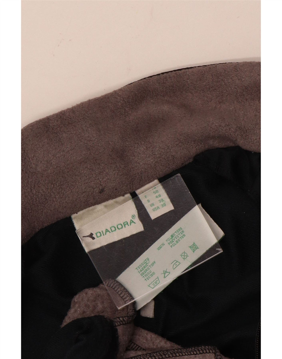 Ανδρική φόρμα Diadora Top Jacket UK 38 Medium Grey Colorblock Polyester