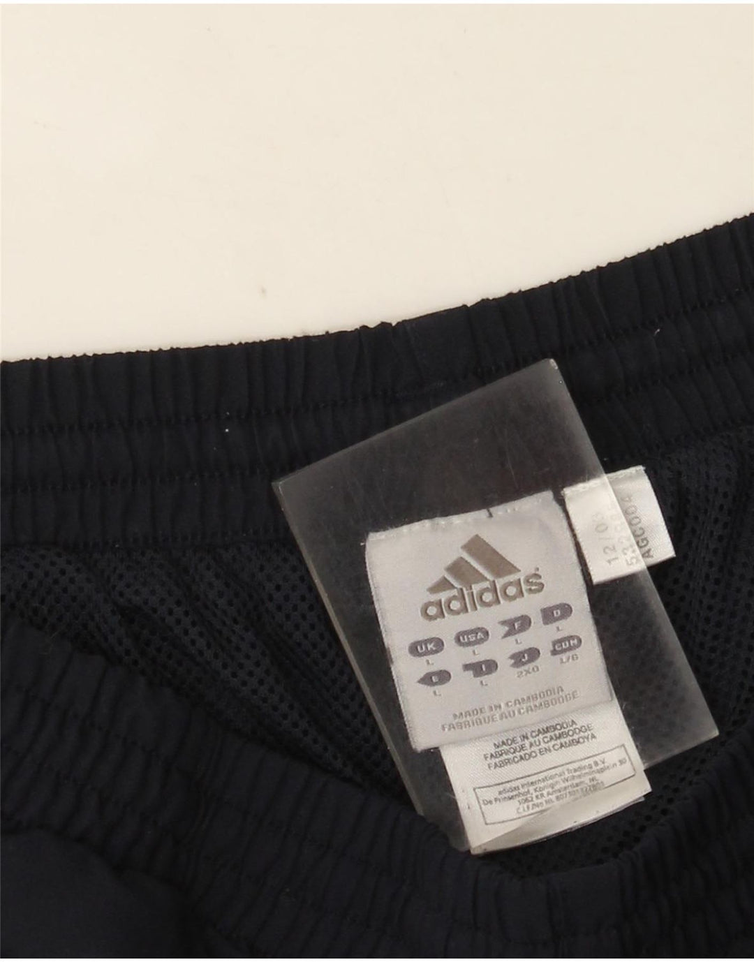 Ανδρικό αθλητικό σορτς Adidas βερμούδα μεγάλο μπλε ναυτικό πολυεστέρα