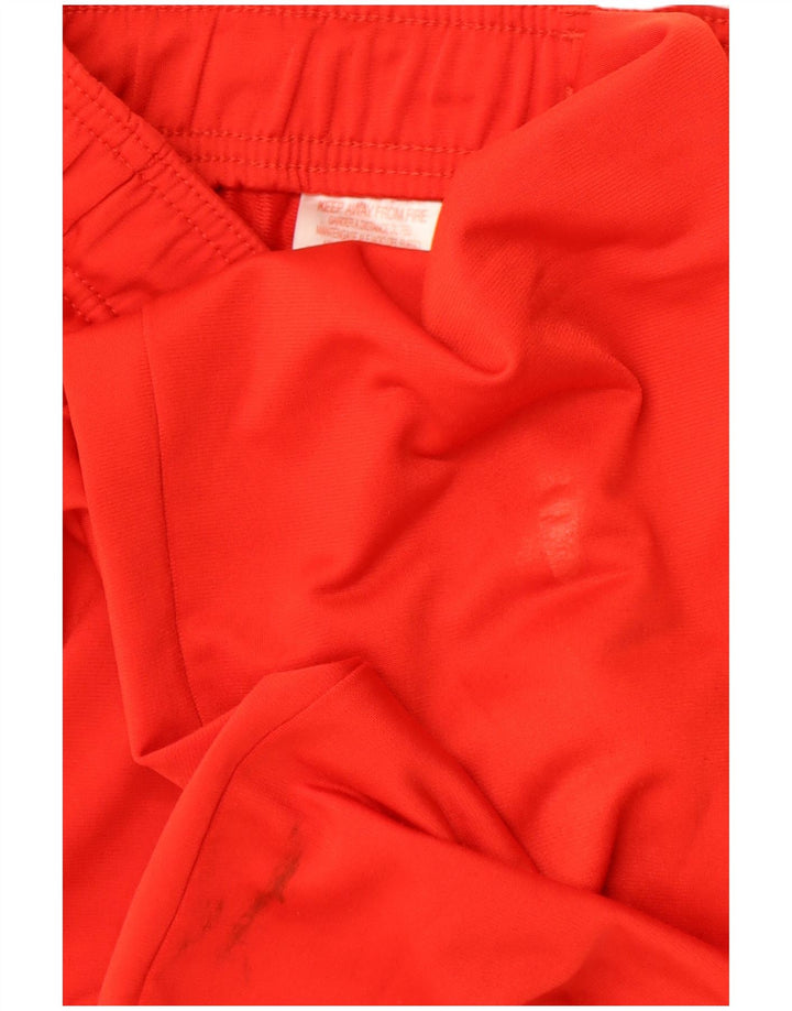 ADIDAS Boys Tracksuit Trousers Joggers 12-13 Years Red Polyester
