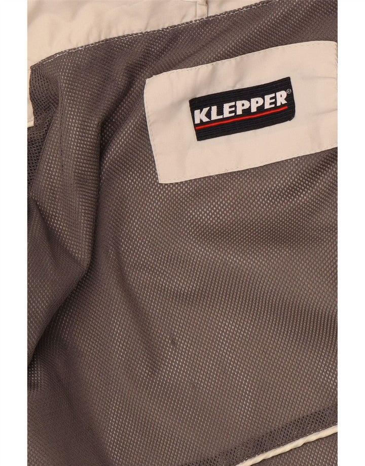 Klepper Ανδρικό μπουφάν βροχής UK 42 XL Λευκό