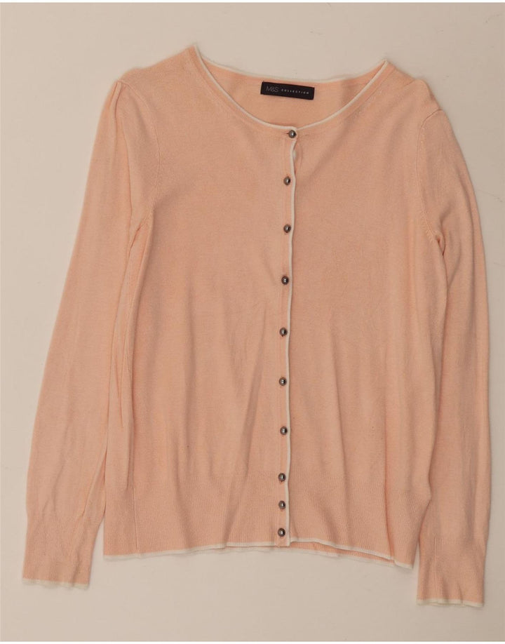 Marks & Spencer Γυναικεία ζακέτα UK 8 Small Pink Viscose