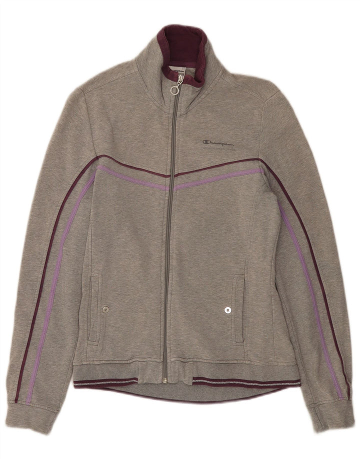 Γυναικεία αθλητική φόρμα CHAMPION Top Jacket UK 10 Small Grey