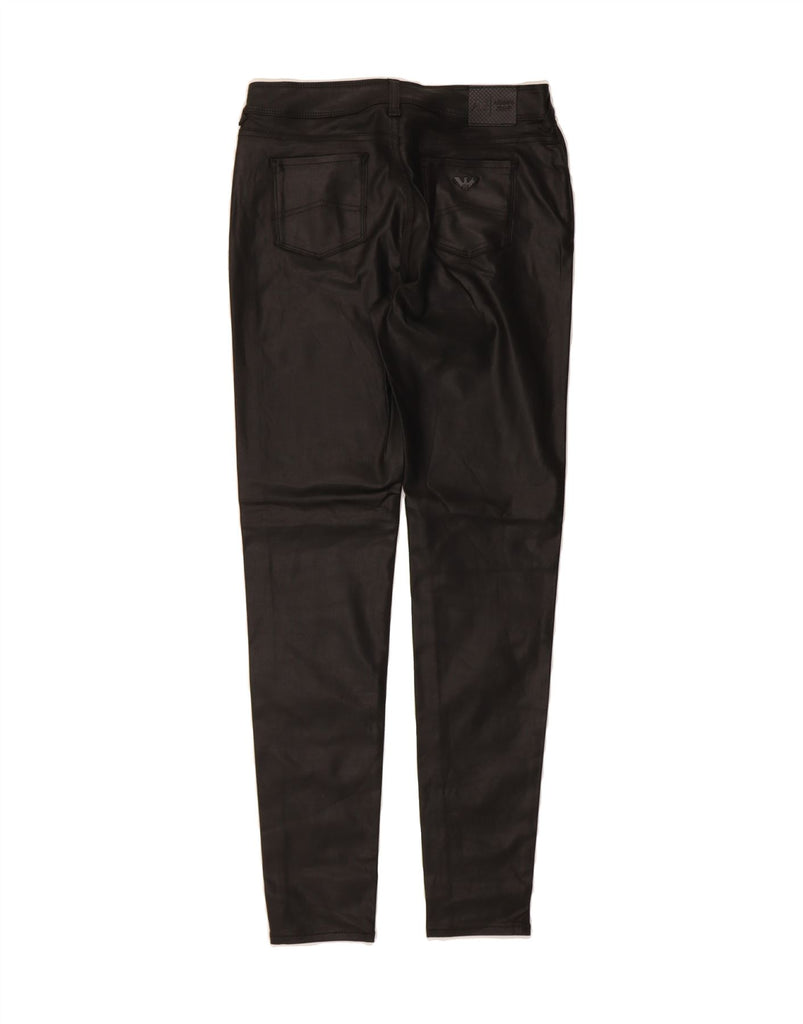 ARMANI Womens Lilac Skinny Jeans W31 L31 Black Modal Vintage Armani and Second-Hand Armani from Messina Hembry 