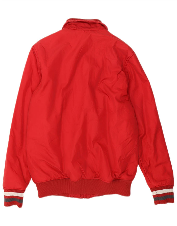 Sergio Tacchini Ανδρικό Bomber Jacket UK 36 Small Red Polyamide
