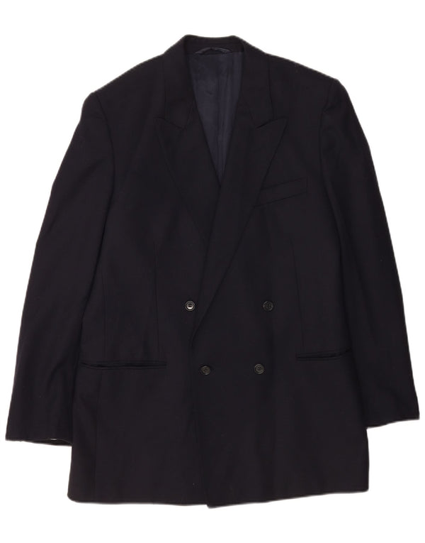 Vintage Ανδρικό Μπλέιζερ Διπλό Μπουφάν IT 50 Large Navy Blue
