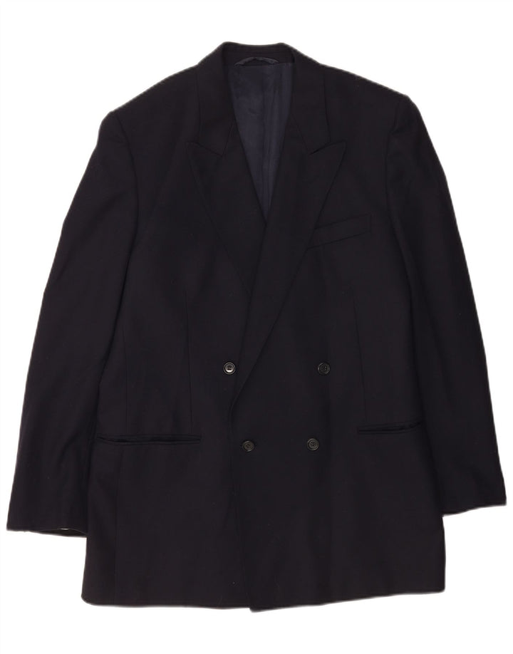 Vintage Ανδρικό Μπλέιζερ Διπλό Μπουφάν IT 50 Large Navy Blue