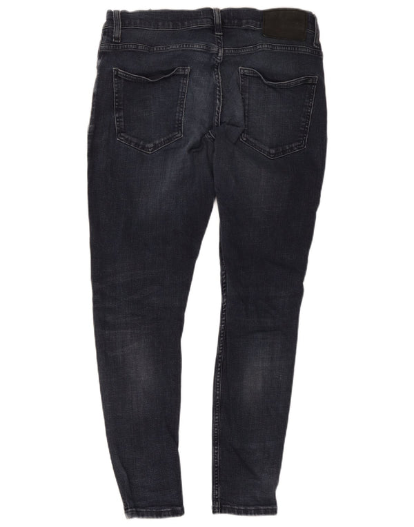 Zara Ανδρικά Skinny Jeans EU 44 Large W34 L27 Navy Blue Cotton