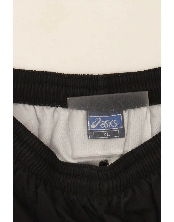 Ανδρικό γραφικό αθλητικό σορτς Asics XL μαύρο βαμβακερό