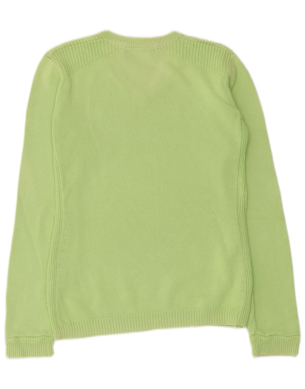 Tommy Hilfiger Γυναικείο πουλόβερ με V λαιμόκοψη UK 10 Small Green