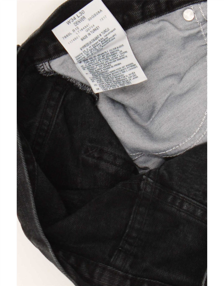Lee Mens Denver Bootcut Jeans W34 L30 Μαύρο βαμβακερό