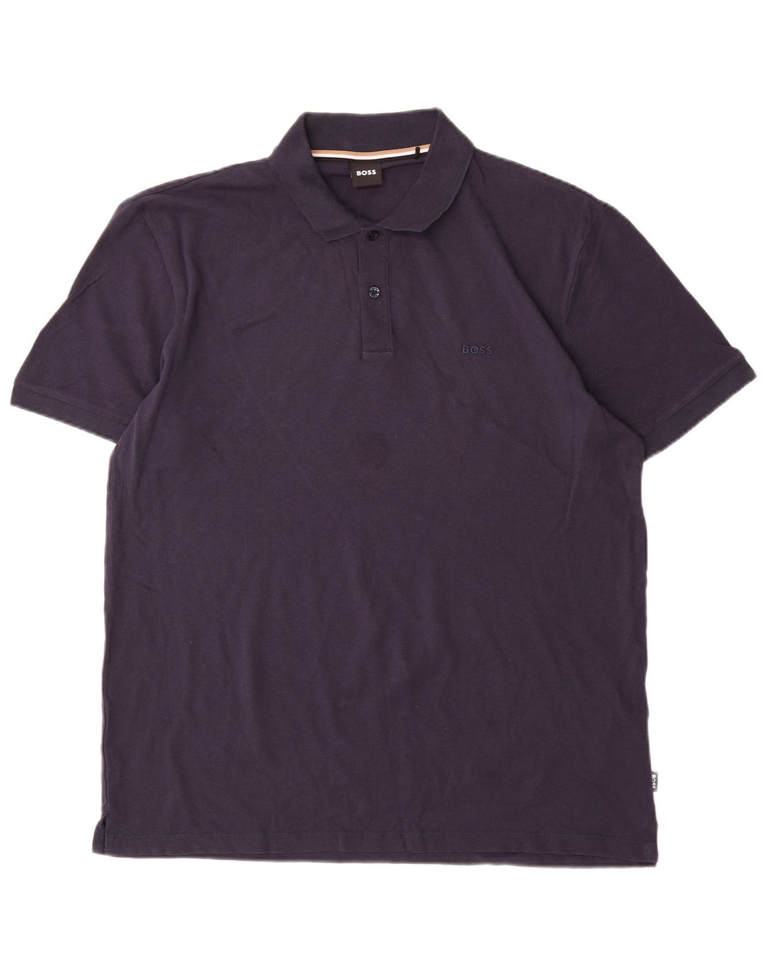 Ανδρικό μπλουζάκι πόλο Hugo Boss 2XL Navy Blue βαμβακερό