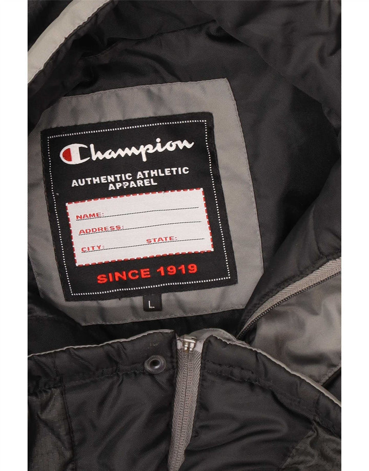 Champion Ανδρικό μπουφάν με κουκούλα UK 40 Large Grey
