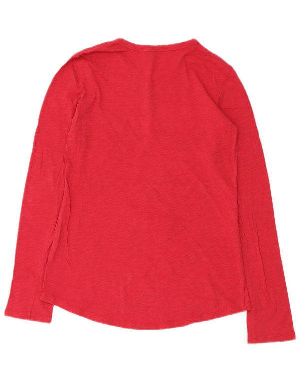 Benetton Girls Graphic Top Μακρυμάνικο 10-11 Χρόνια XL Ροζ Βαμβακερό