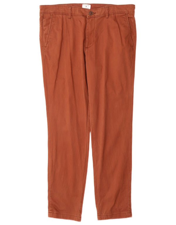 Jack & Jones Ανδρικό Slim Chino Παντελόνι W34 L30 Καφέ Βαμβακερό